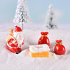 4pcs Christmas Micro Landscape Decorations Resin Craft Gifts Home Decoration Ornaments, Spec: Santa No.8