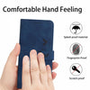For Xiaomi Redmi K70 / K70 Pro Skin Feel Heart Embossed Leather Phone Case with Long Lanyard(Blue)