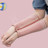 1pair Volleyball Protector Wrist Guards Sports Extended Arm Guards, Size: S (Pink)