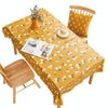 Rural Farm PVC Paper Waterproof Oil Wash Desktop Table Cloth, Size: 90x135cm(Flower Language)
