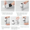 Mini Car Air Purifier Desktop Negative Ion Filter(Black)