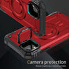 For iPhone XR Lens Holder MagSafe Phone Case(Red)