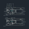 TTGO T-PCIE ESP32-WROVER-B AXP192 Chip WiFi Bluetooth Nano Card SIM Series Module 16MB Hardware Composable Development Board