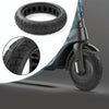 For Xiaomi M365 Series Scooter 8.5 x 2.0 Inch Honeycomb Solid Tire Inflatable Rubber Explosion-proof Tire(Black)