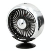 Portable Car Electric Cooling Fan with Base(Silver)