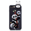 For iPhone 7 Plus / 8 Plus Shockproof Cartoon TPU Protective Case(Three Pandas)