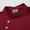 Men and Women Hotel Canteen Cake Baker Kitchen Long Sleeve Work Clothes, Size:S(Red)
