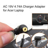 AC 19V 4.74A Charger Adapter for Acer Laptop, Output Tips: 5.5mm x 1.5mm(Black)