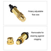 2pcs 4/7mm Barbed Atomizing Spray Nozzle Horticulture And Greenhouse Irrigation Micro Spray Header, Style: Bronze Heads
