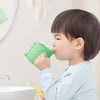 Water Mug Brushing Cup Baby Home Cute Cartoon Drop-Proof Eco-Friendly Dinosaur Cup(Yellow)