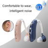 G25 Bluetooth Hearing Aid Elderly Sound Amplifier Sound Collector, Colour: EU Plug(Deep Blue)