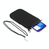 For 6.1 inch Universal Elastic Material Zipper Waist Bag(Black)