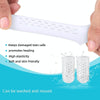 With Hole Toe Set High Heels Anti-Wear Anti-Pain Toe Protective Cover, Size: L(White)