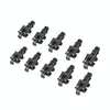 10pcs / Set Car Sun Visor Clip Hook for Honda Odyssey 2005-2010 83715-SHJ-A21ZA(Black)