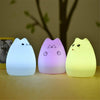 USB Charging Novelty Night Lights Cute Children Night Lamp Distant Control Touch Sensor Light Home Decor Lighting(Popular Cat ?)