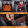 Car Front Seat Hanging Bag Mobile Phone Storage Bag (Wine Red)