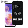 For Samsung Galaxy A23 25pcs High Aluminum Large Arc Full Screen Tempered Glass Film