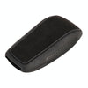 Car Flocking Plastic Square-shaped Key Protective Cover Two Buttons for Mercedes-Benz (Black)