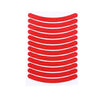 Jg-Phc-12 Children Bicycle Scooter Reflective Sticker Night Warning Riding Contour Sticker(Red)