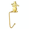 Christmas Decorative Hook Cartoon Christmas Hanger, Spec: Gold Snowman