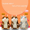2019 Lovely Talking Little Hamster Toys For Children Speak Talking Sound Record Hamster Vibrating Nodded Mouse Toys Plush Toy(Grey 15CM)