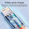 Mech Series 6A 120W USB to 8 Pin Metal Plug Silicone Fast Charging Data Cable, Length: 1.8m(Blue)