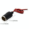 DC 12V Car Cigarette Lighter Power Plug Socket, Extension Cord Cable Length: 35 cm