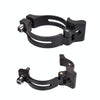 FMFXTR Bike Front Derailleur Clamp Straight Lock Turn to Clamp Converting Seat(Black 34.9mm)
