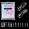 2 Boxes Nail Crystal Rapid Light Therapy Extension Nail Model, Shape: 120 PCS 04