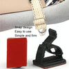 1pair Pearl Lace Shoelace High Heel Anti-Drop Tie Slipper Fixing Strap(Straight Black+Clip)