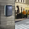 Large Wall Mounted Key Safe Box - Weatherproof & Secure (Black)