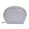 PU Leather Waterproof Portable Cosmetic Bag Multifunctional Mini Coin Purse(Grey)