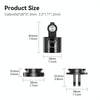 TELESIN CQM-001 Universal Magnetic Quick Release Adapter Kit For Sports Cameras(Black)