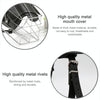 XXL Dog Basket Muzzle - Steel Cage, Leather Strap