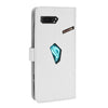 For Asus ROG Phone II ZS660KL Diamond Texture Leather Phone Case(White)