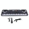 MQ-6106 61-key Multi-function Children Simulation Electronic Piano Children Intelligence Music Toys, EU Plug(Black)
