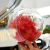 High Transparent Christmas Plastic Hollow Round Ball Window Decoration Mall Hanging Ball, Size:35cm
