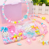 15 Grid  Acrylic Beaded Puzzle Toys Kids DIY Necklace Bracelet Toys