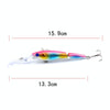 M0208 13.3cm/13.4g Lure Bionic Multi-section Mino Fake Lure Plastic Lure(1)