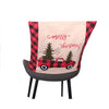 Christmas Decoration Seat Cover Linen Handicraft Household Seat Cover, Specification: Plaid Car