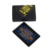 2 Set Plastic Waterproof PVC Poker Cards, Size:6.3 x 8.9cm(Blue+Gold)