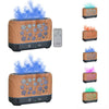 Home Colorful Simulation Flame Incense Smoked Lamp Humidifier, Model:Without Remote Control(UK Plug)