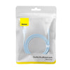 Baseus Pudding Series 2.4A USB to 8 Pin Fast Charging Data Cable, Length:1.2m(Blue)