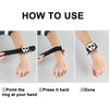 Halloween Pop Ring Bracelet Ghost Festival Gift Party Decorations(Smurfs)