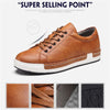 Baroque Shoes Casual PU Leather Sports Shoes for Men, Size:47(Brown)