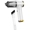 Q8 LED Light Wireless Portable Handheld Car Foldable 9000Pa Suction Vacuum Cleaner(White)