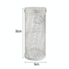 Outdoor Stainless Steel Barbecue Cage BBQ Round Mesh Tube 30cm With Hook