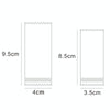 200pcs /Pack 4x9.5cm Machine Sealed Translucent Frosted Nougat Packaging Bag