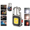 E-SMARTER W5138 Mini Bright Light Portable Flashlight, Specification: Black+Magnet+Bracket