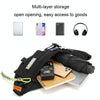 Multifunctional Chest Bag Shoulder Messenger Bag, Model: Blue+Badge